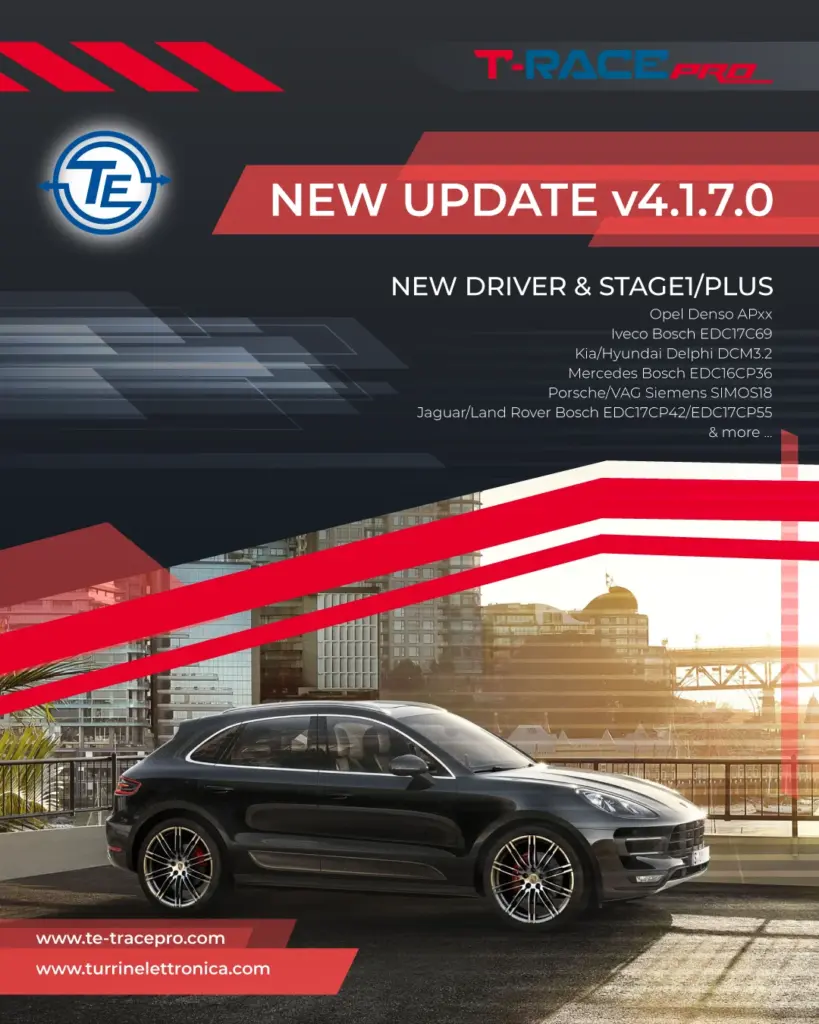 Aggiornamento T-Race PRO v. 4.1.7.0