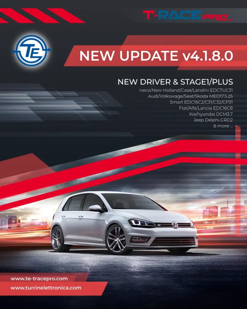 Aggiornamento T-Race PRO v. 4.1.8.0